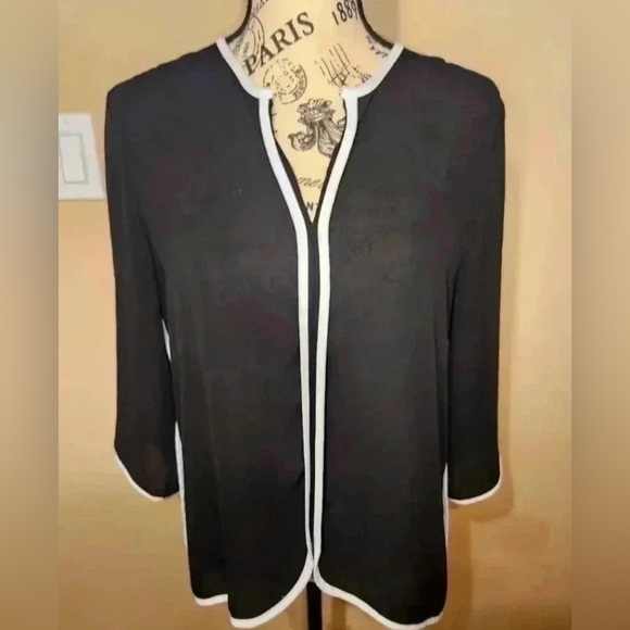 TRIBAL sheer blouse, size S - Picture 10 of 10